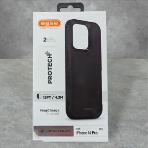 A9. Base ProTech+ MagCharge Case for Apple iPhone 14 Pro - Black